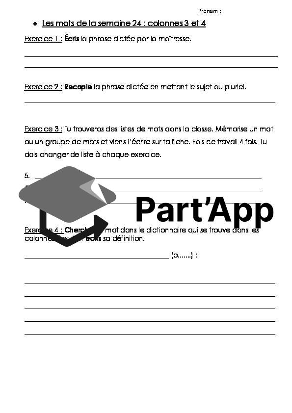 voc 1 à 5 : mots de la semaine_11