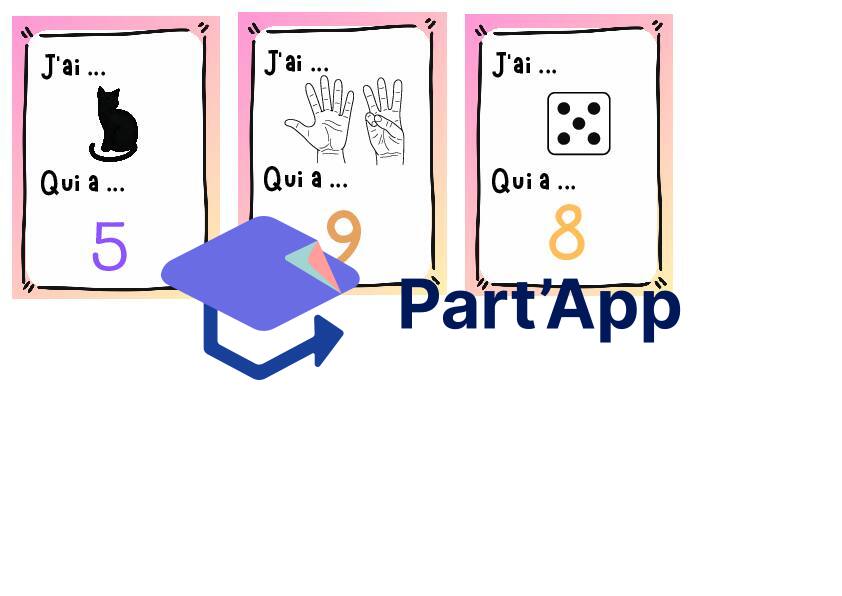 J'ai ... qui a ... ? math 1 à 10_6