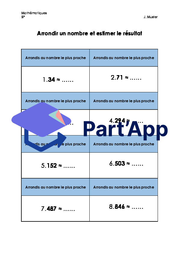 Arrondir un nombre et estimer le résultat_2