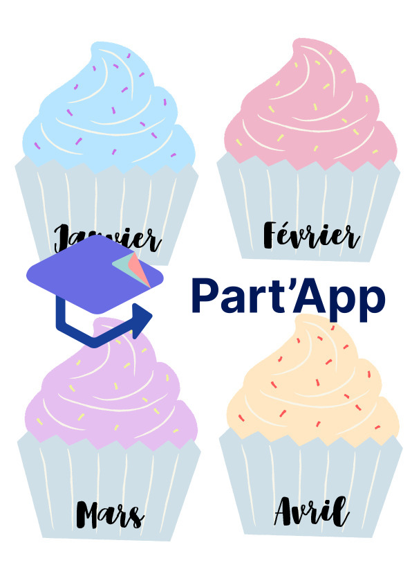 Anniversaire - Cupcake pastel_2