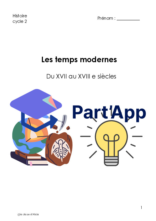 Histoire - les XVII et XVIIIe siècles_2