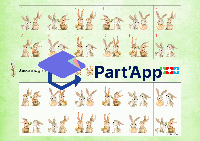 🐰 Dossier Velcro lapin regarde bien & compte_2