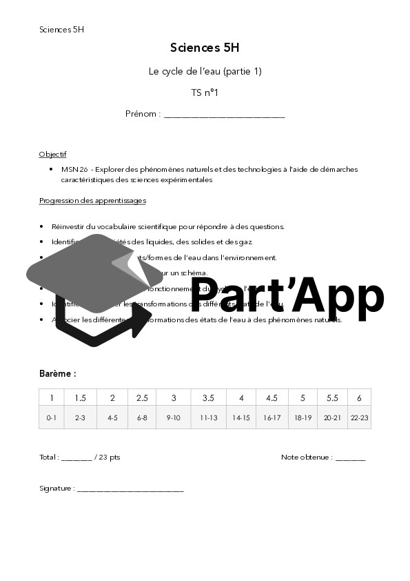 TS sciences : le cycle de l'eau_2