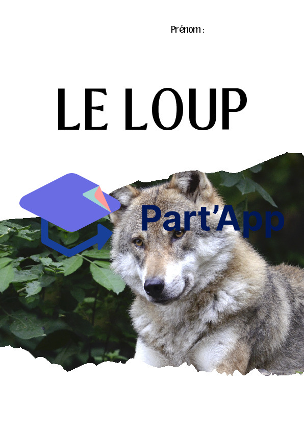 Le loup : dossier, jeux, ateliers_2