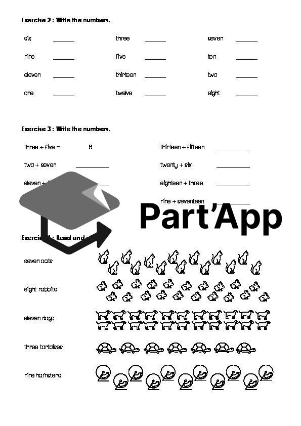 Anglais - 3 fiches sur les nombres_3