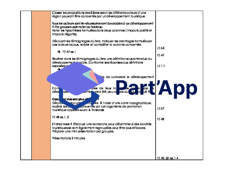 Géographie 7-8P Les loisirs le tourisme modules 1,2,3_7