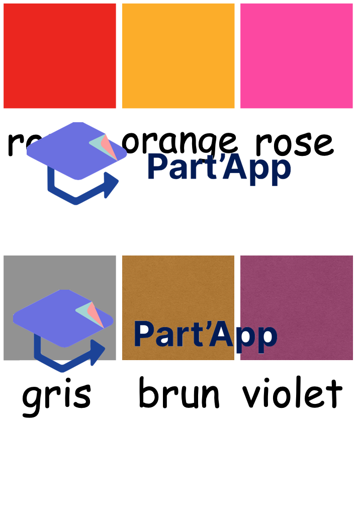 Farben und ihre Wörter – Farben auf Französisch lernen_2