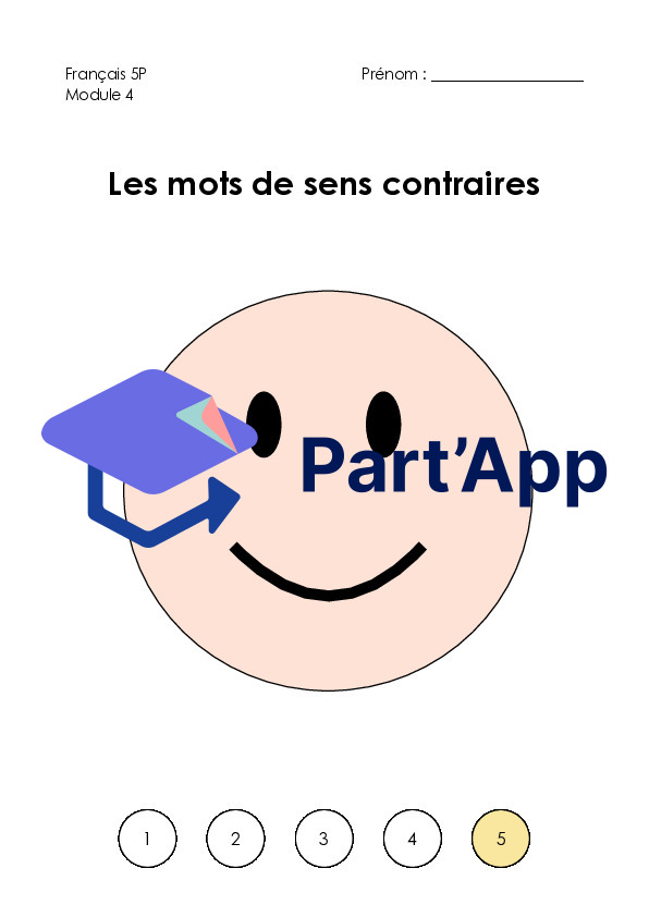 module 4 (5P) - les mots de sens contraires_5