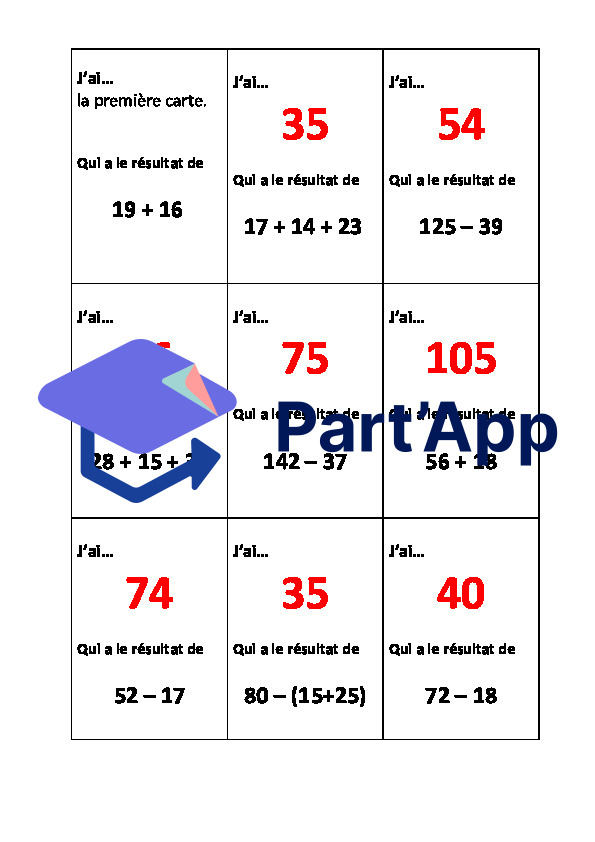 Calcul mental - jeu_2