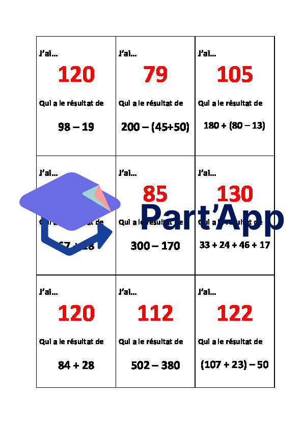 Calcul mental - jeu_6