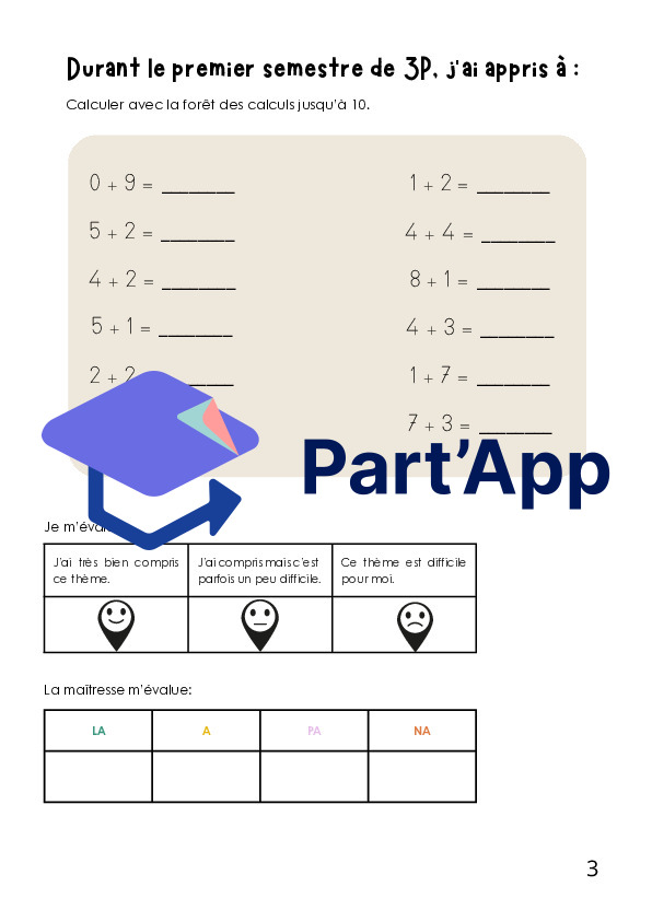 Math 3P, Dossier d'évaluation premier semestre_4