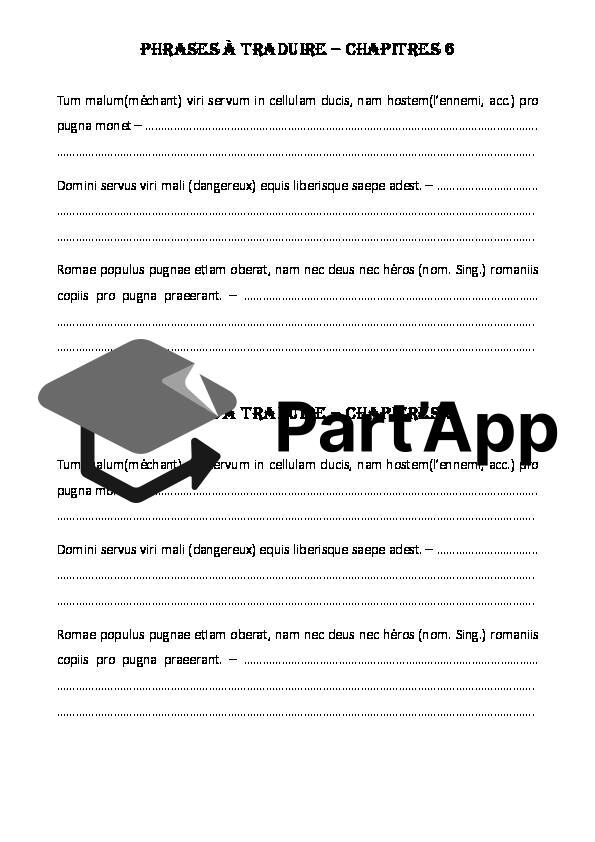 Latin Forum_9H_Phrases à traduire_vocabulaire chapitres 1-6_2