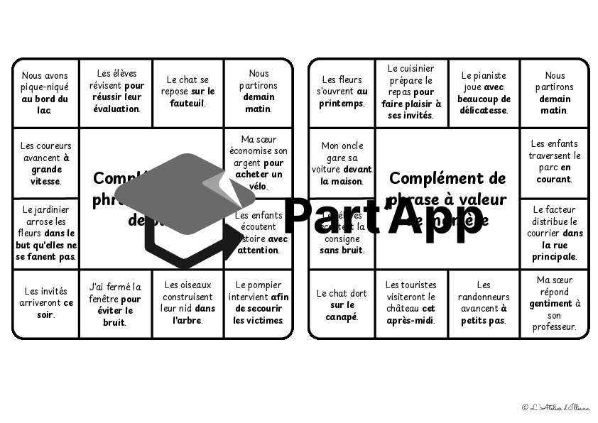 Planches des valeurs sémantiques du complément de phrase - bords arrondis_8