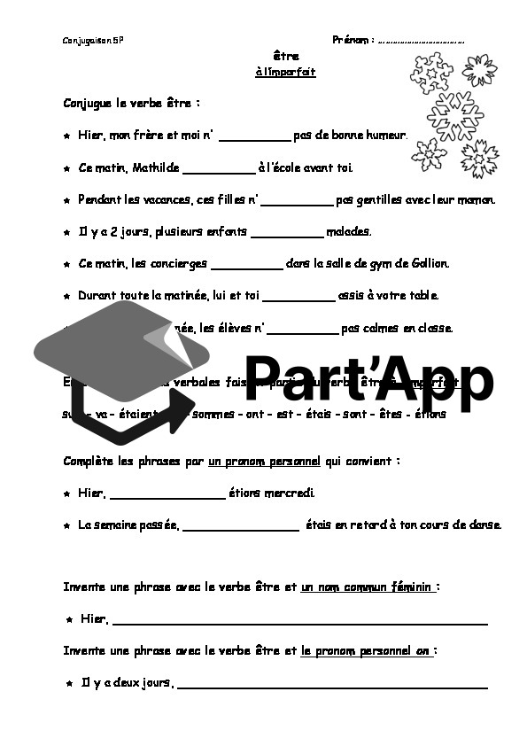 Fiches de verbes - 5P (imparfait)_6