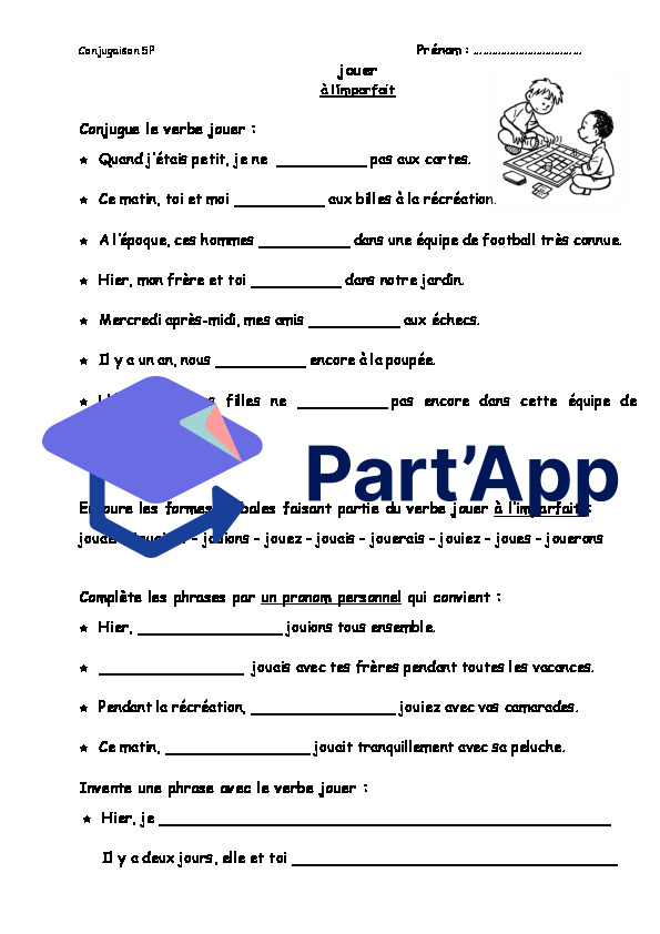 Fiches de verbes - 5P (imparfait)_10