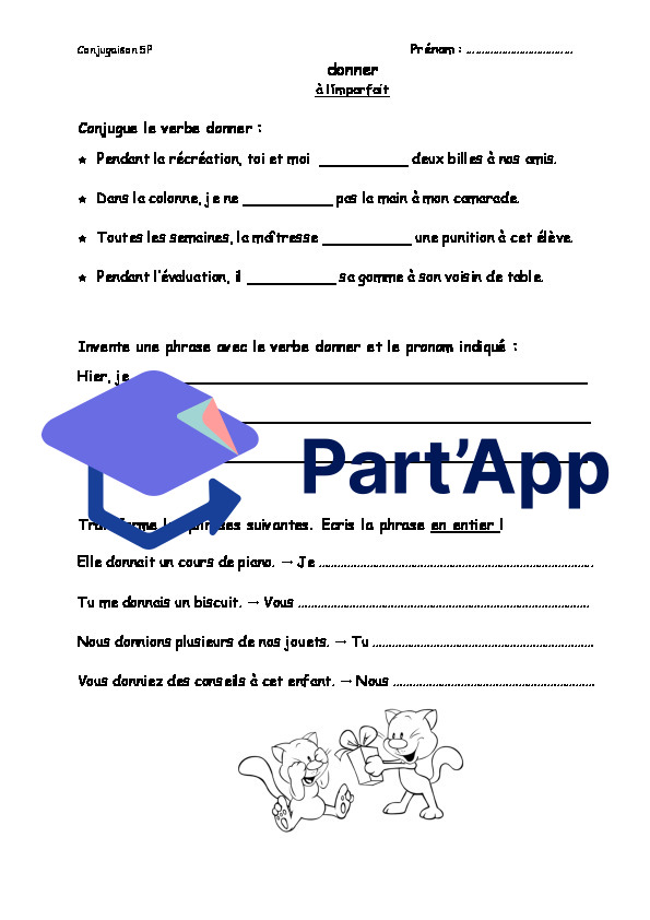Fiches de verbes - 5P (imparfait)_13