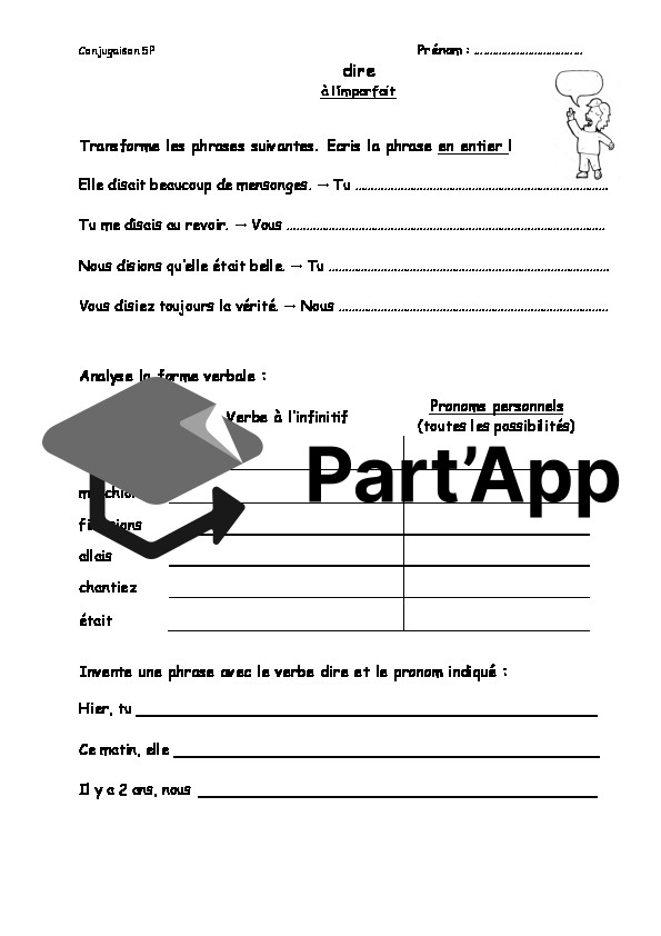 Fiches de verbes - 5P (imparfait)_15