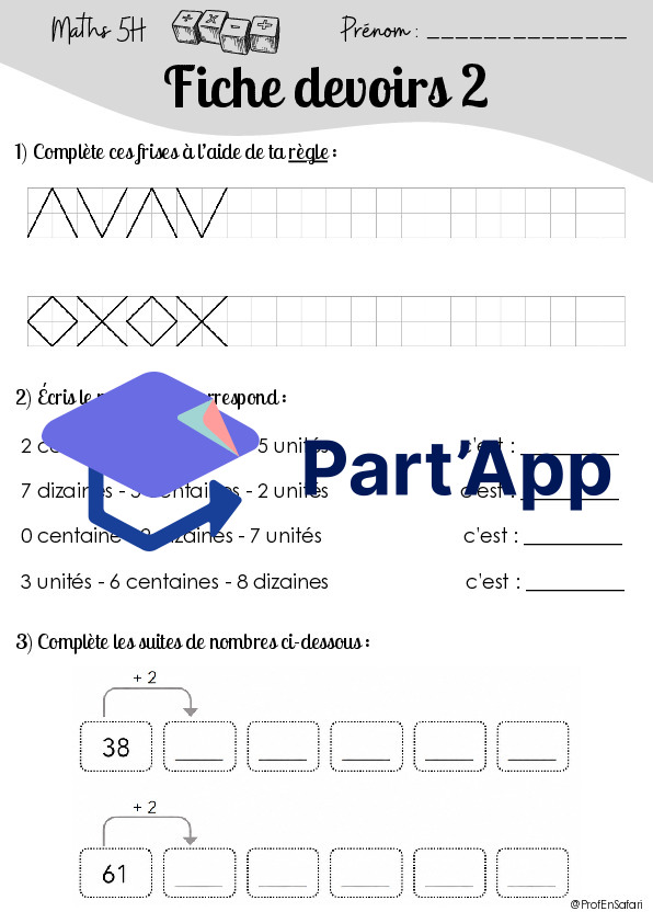 MAT Fiches devoirs 5H période 1_3