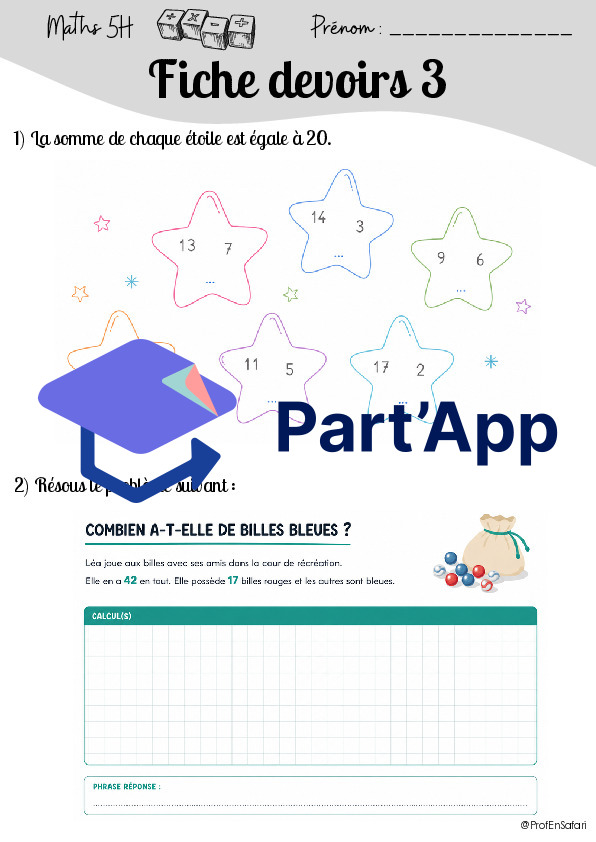 MAT Fiches devoirs 5H période 1_4