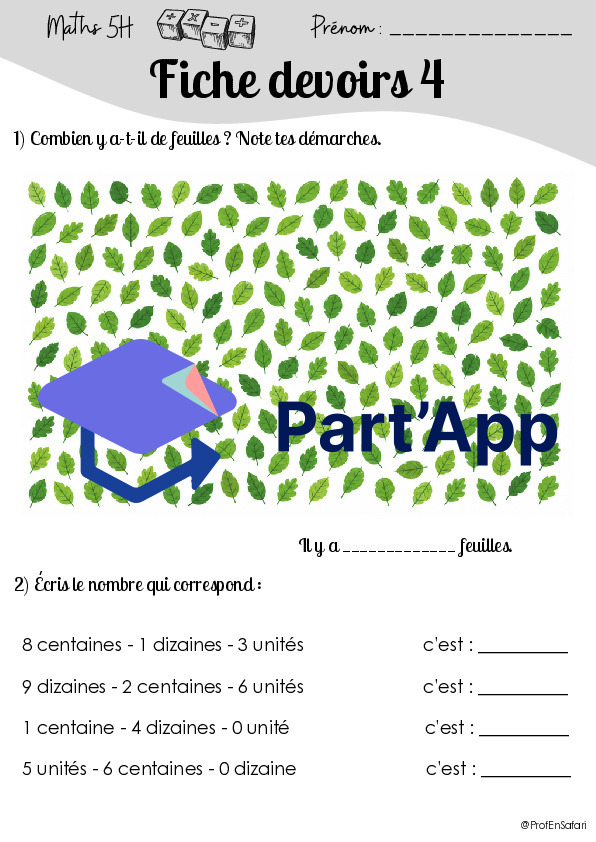 MAT Fiches devoirs 5H période 1_5