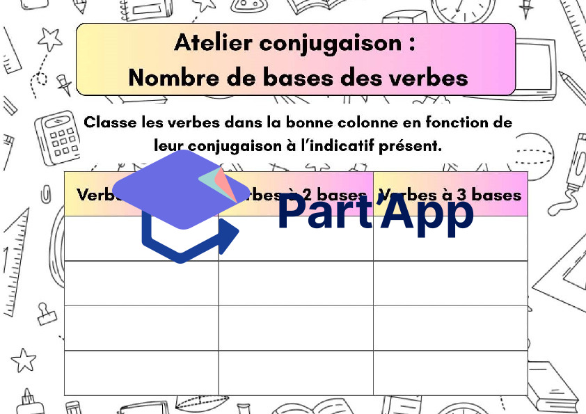 Français 5e - Module 1 - Atelier nombre de bases des verbes_2
