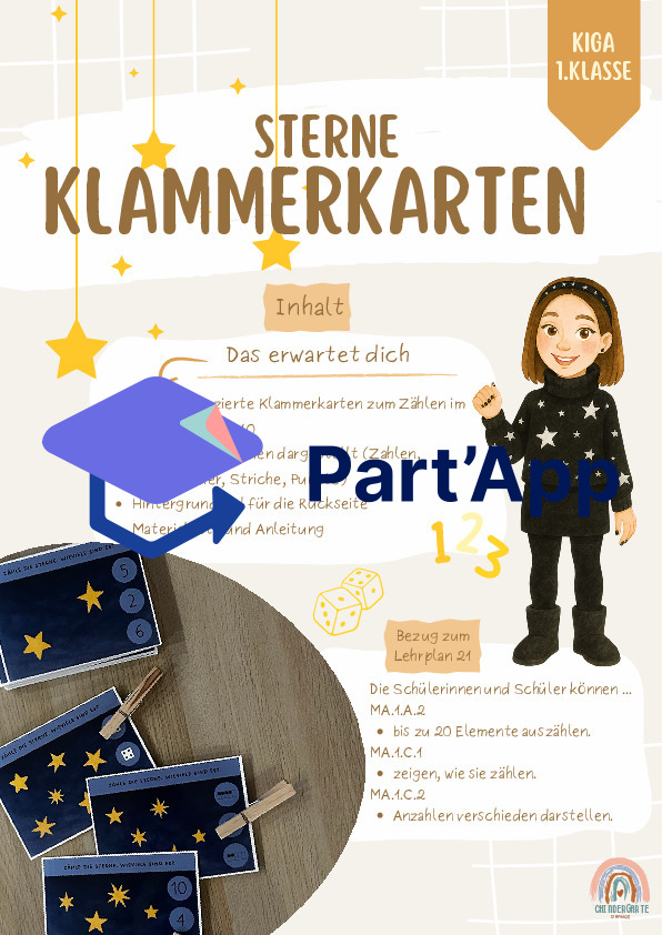 Cartes à agrafer sur le thème des étoiles_2