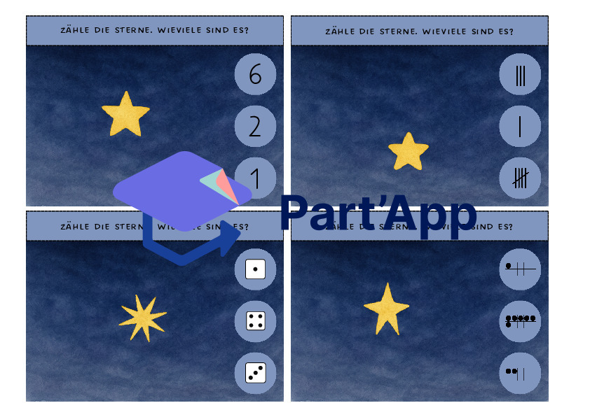 Cartes à agrafer sur le thème des étoiles_4
