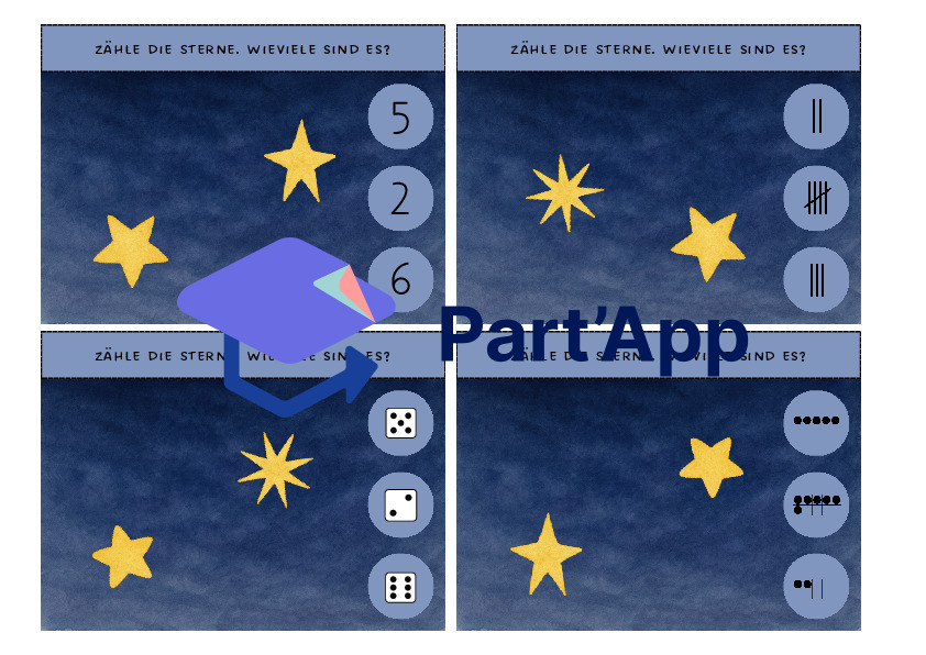 Cartes à agrafer sur le thème des étoiles_5