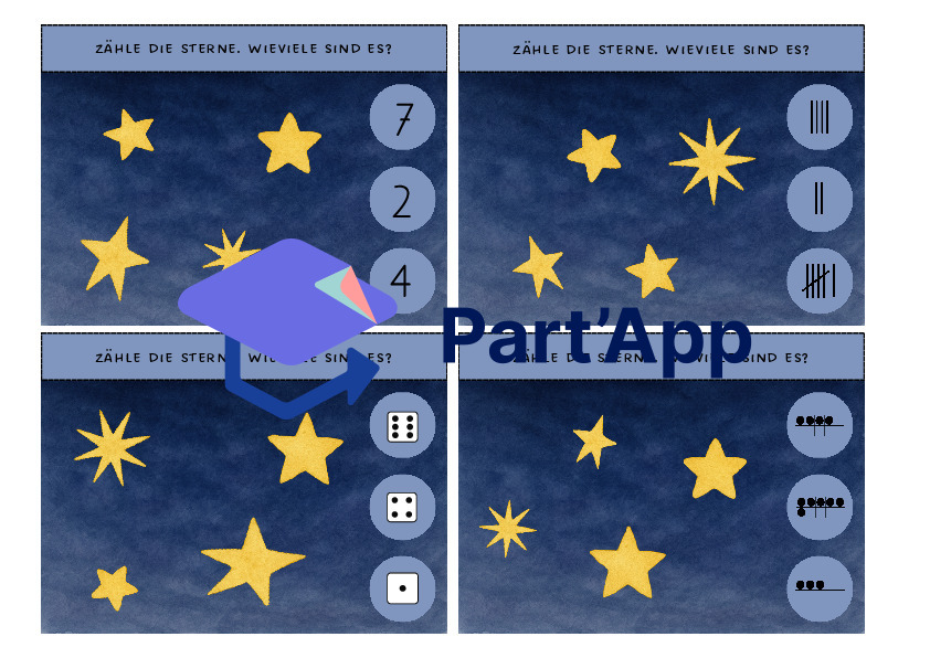 Cartes à agrafer sur le thème des étoiles_7