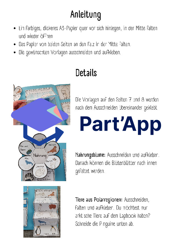 Lapbook für den Kindergarten: Der Eisbär_3