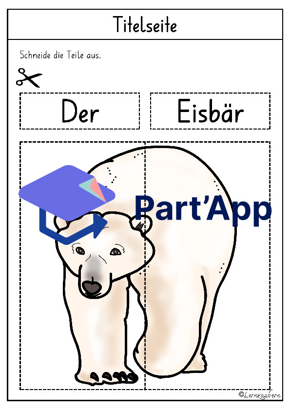 Lapbook für den Kindergarten: Der Eisbär_4