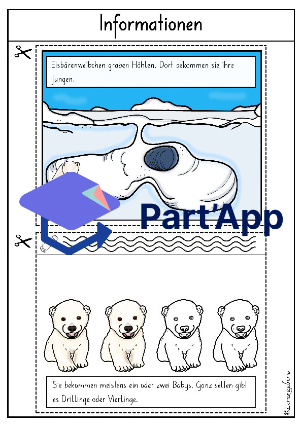Lapbook für den Kindergarten: Der Eisbär_6