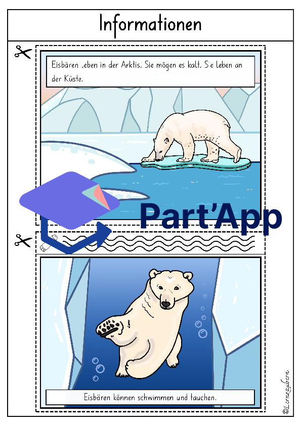 Lapbook für den Kindergarten: Der Eisbär_7
