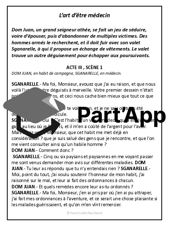 Compréhension de lecture - Dom Juan_2