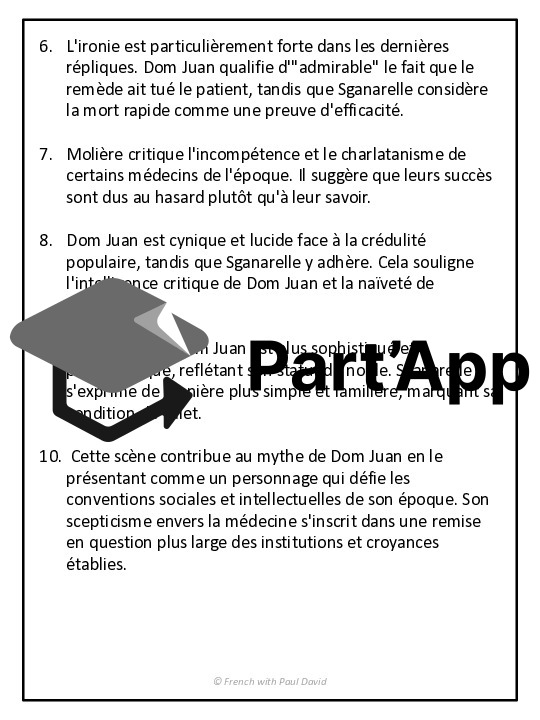 Compréhension de lecture - Dom Juan_8