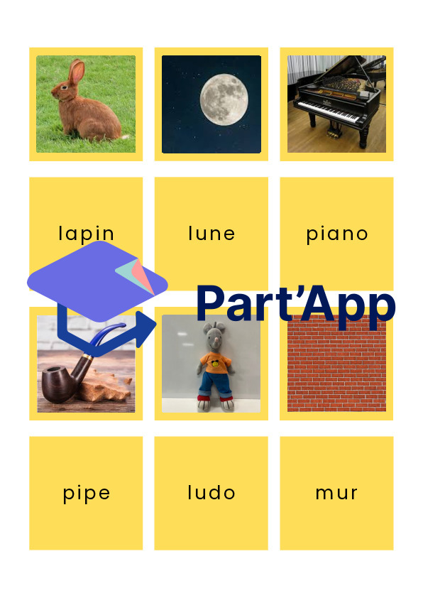 36 Cartes Image-Mot : Lecture & Vocabulaire (3-4H)_4