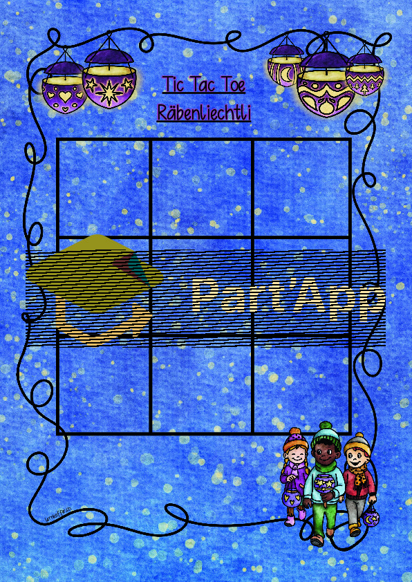 Räbeliechtli - Tic Tac Toe_3