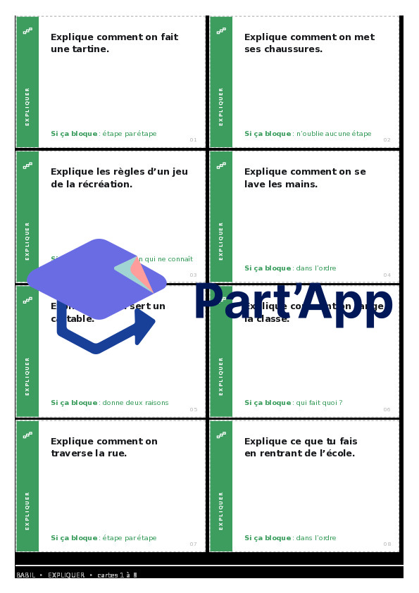 Babil 3-4H : 48 cartes pour la production orale_14