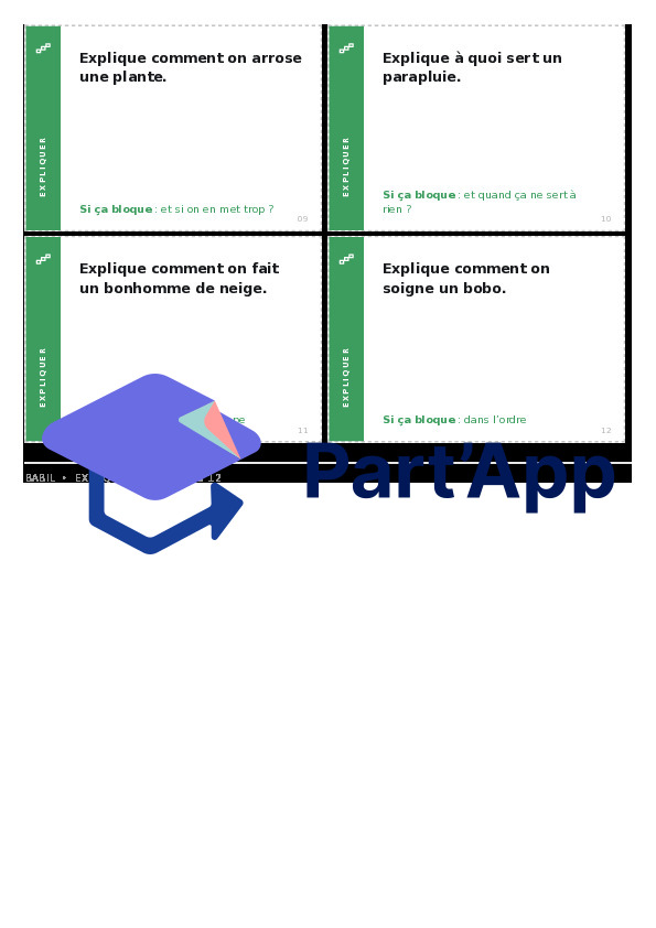 Babil 3-4H : 48 cartes pour la production orale_15