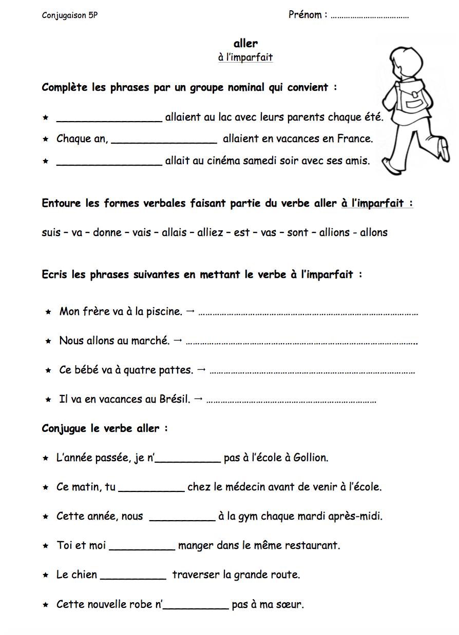 Fiches de verbes - 5P (imparfait)_4