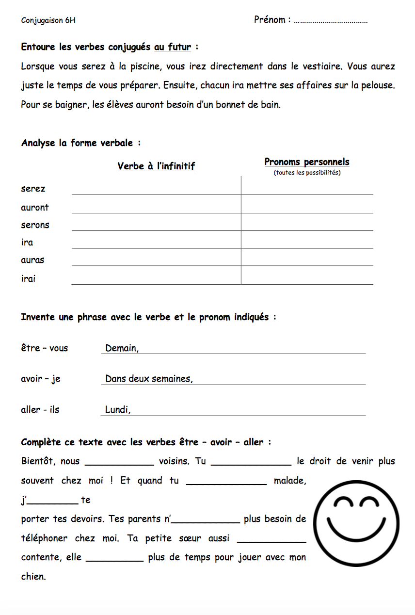 Fiches de verbes - 6P (futur)_2