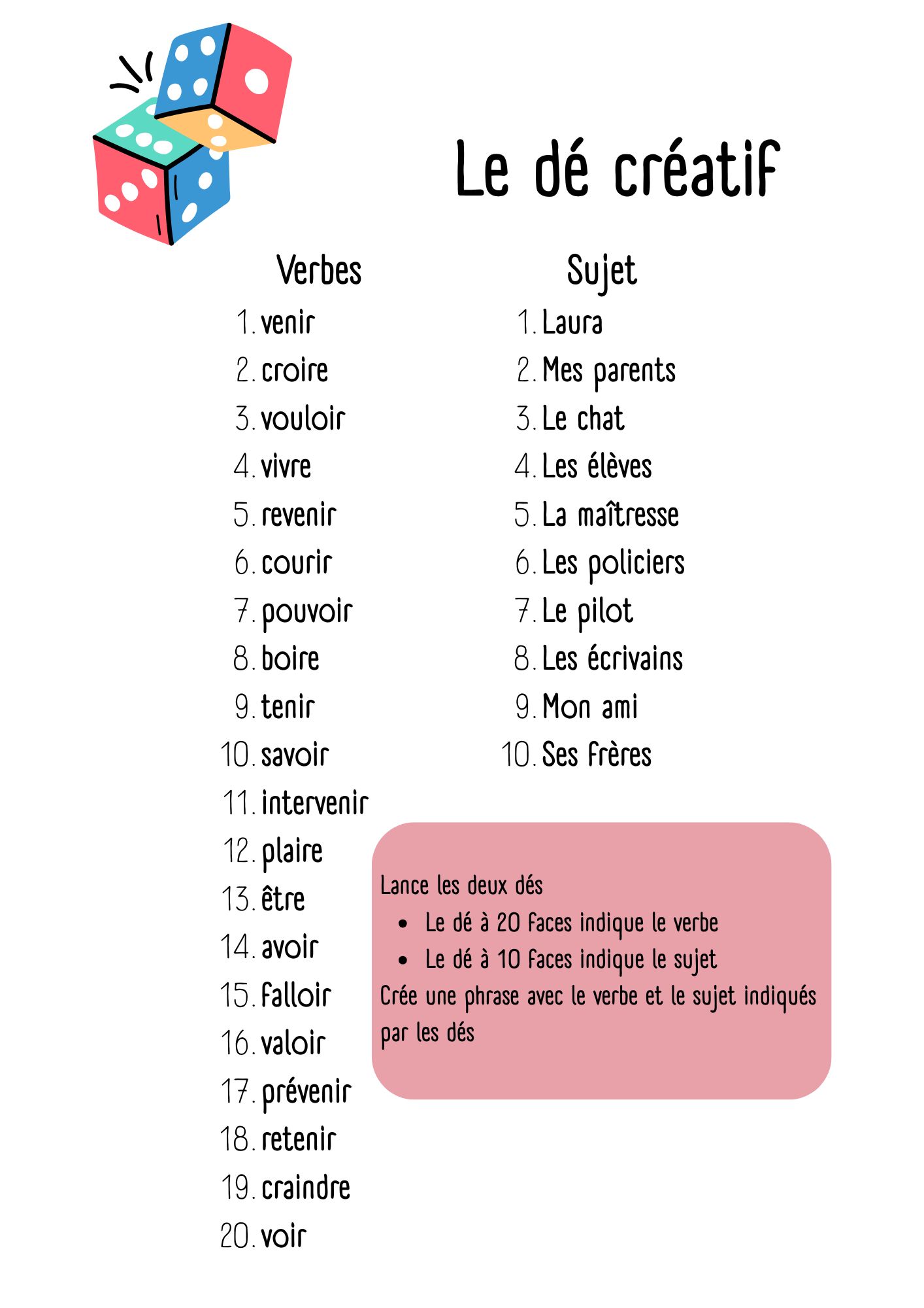 FR - Conjugaison à l'aide d'un dé_2