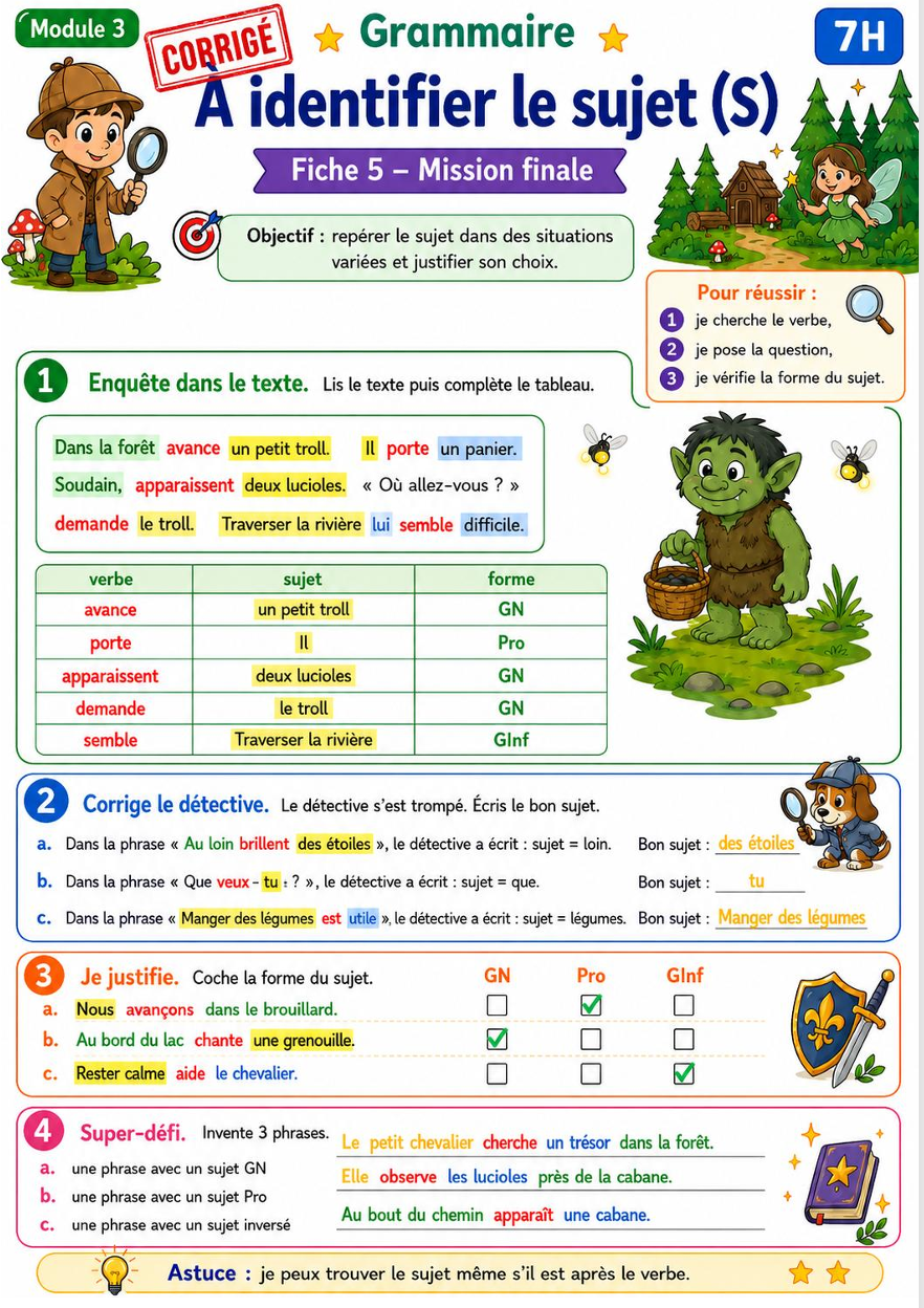 Grammaire 7H – Module 3 : identifier le sujet_3