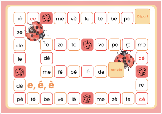 Jeu lecture syllabes EÉÈ/eéè : 2 jeux_2