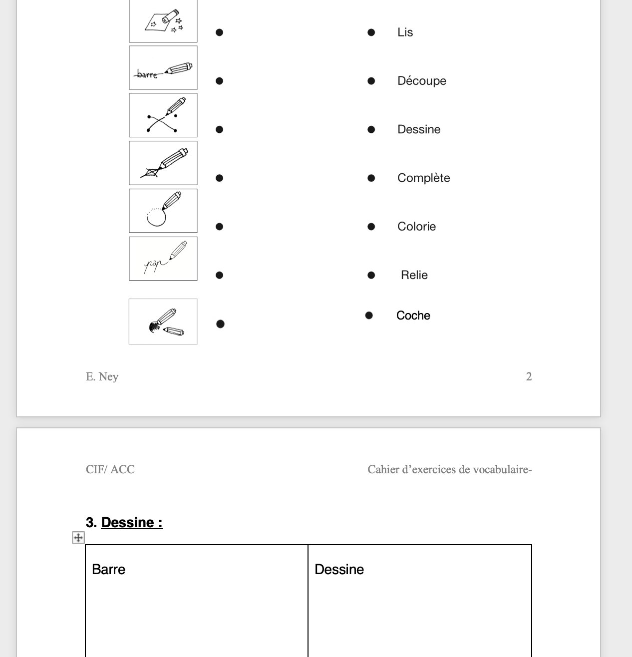 Les consignes vocabulaire CIF/ACC_2