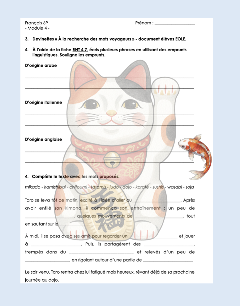 Module 4 - 6P : vocabulaire - emprunts linguistiques_2