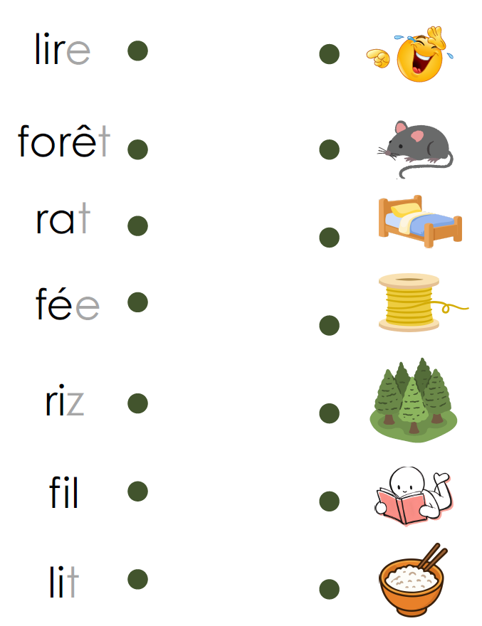 Relie le mot à l'image_2