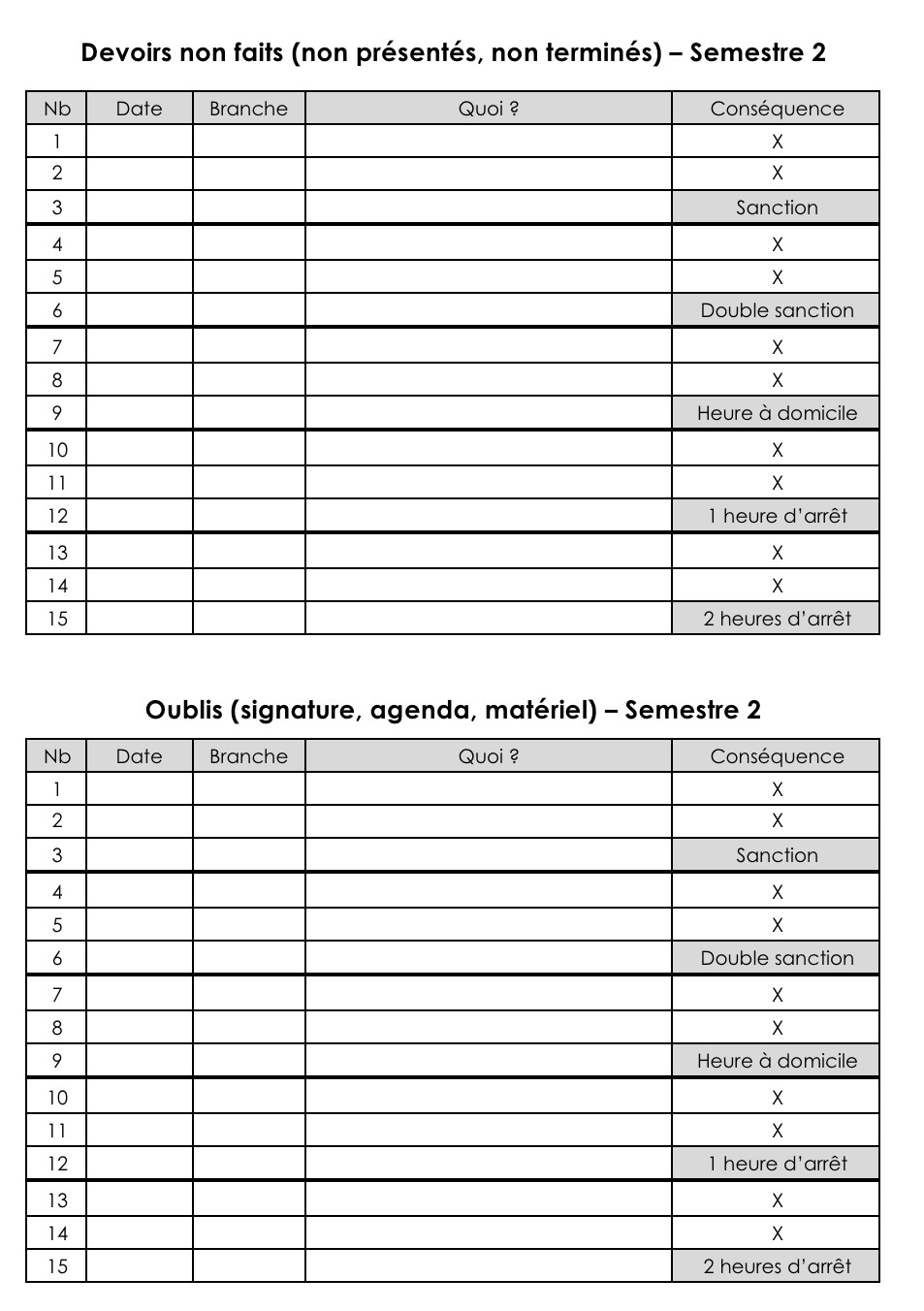 Tableau suivi DEVOIRS NON-FAITS + OUBLIS_3