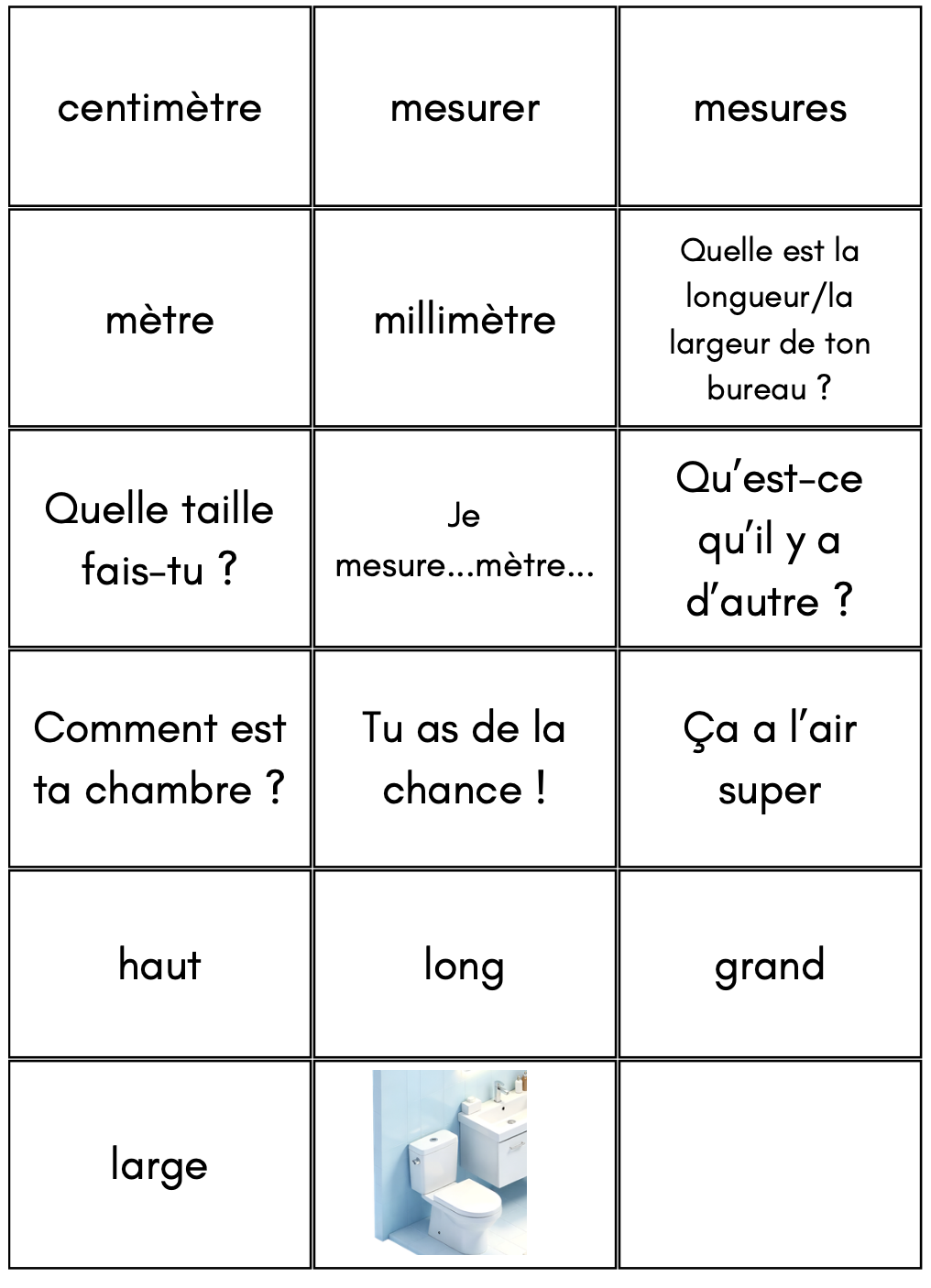 Vocabulaire anglais unité 5_8